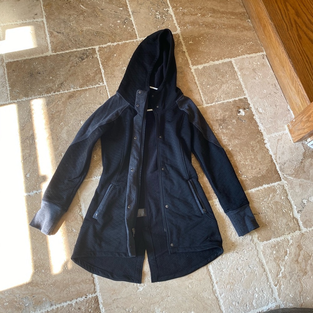 North face duster/trench jacket